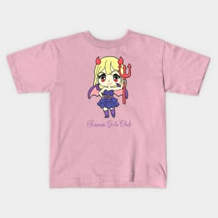 Kawaii Devil Girl Kids T-Shirt